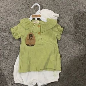Rabbit Bear by Emily & Oliver baby girl outfit